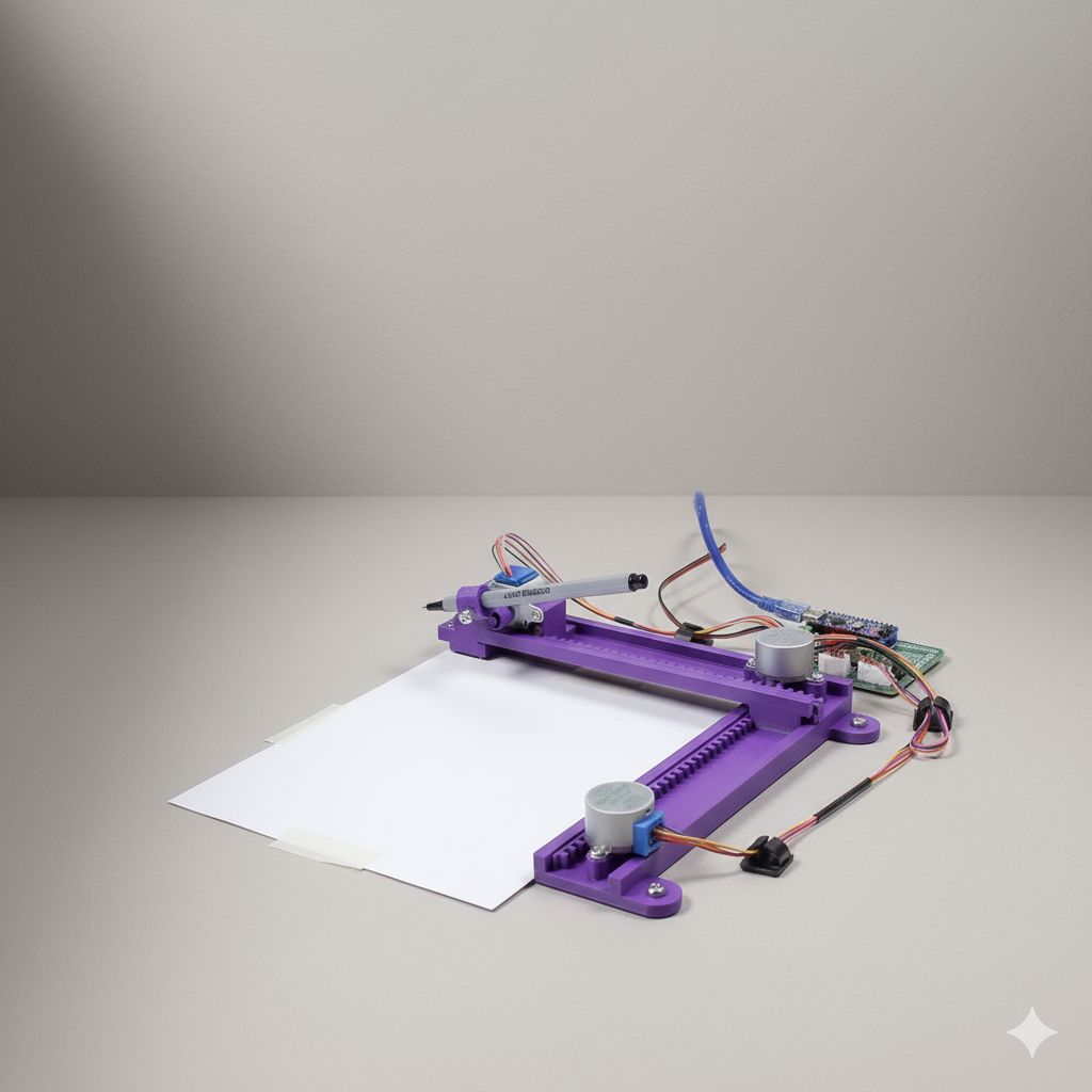 2D Plotter Drawing Machine Kit